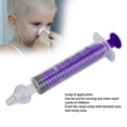 thumbnail image 4 of Aspirador nasal para bebé ANGGREK Silicona Suave Fácil de Usar Limpieza nasal Completa Control de Cantidad de Solución Salina con jeringa de 10 ml, 4 of 8