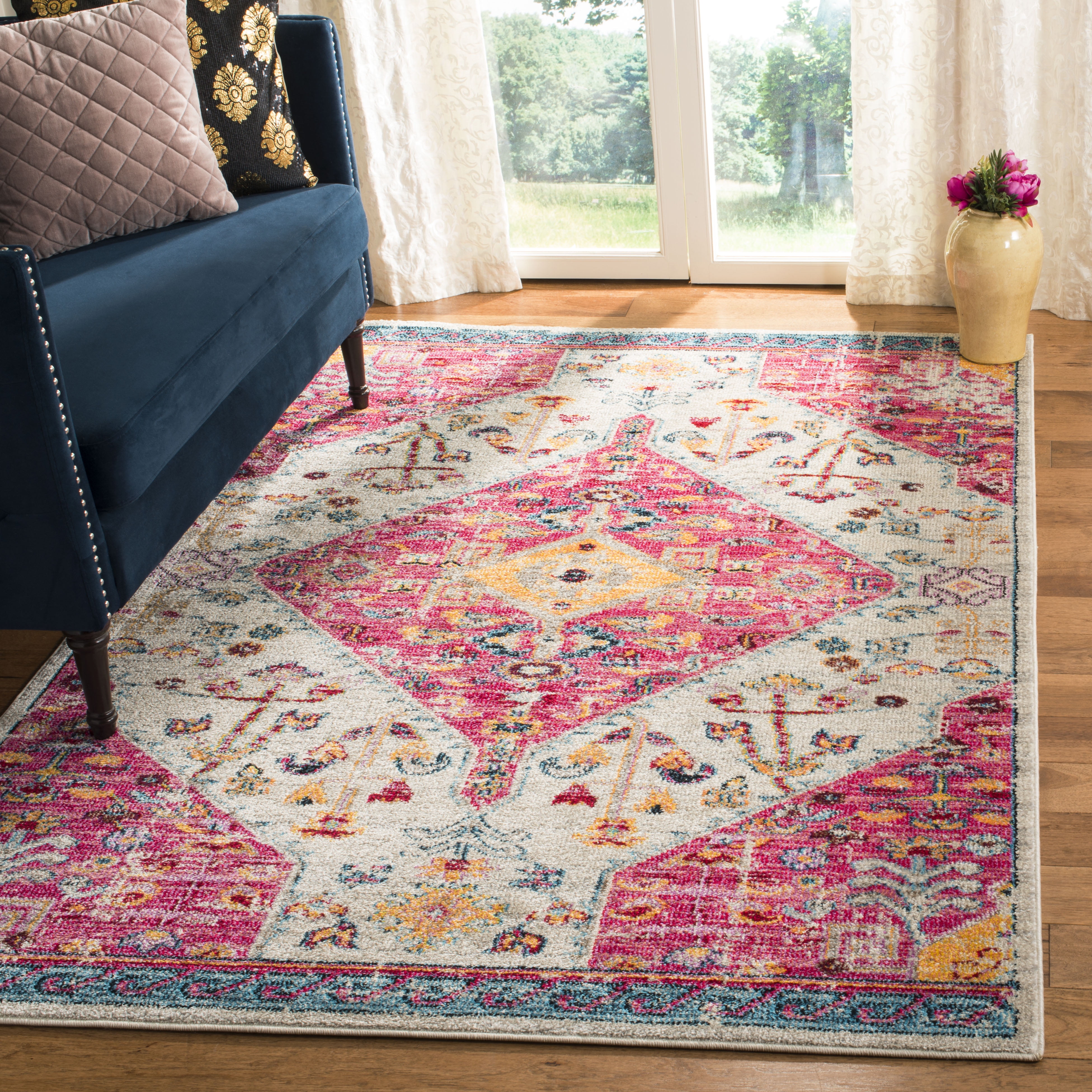 Safavieh Madison Rowland Geometric Floral Area Rug or Runner