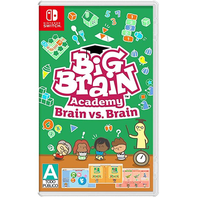 Big Brain Academy: Brain vs. Brain-Nintendo Switch Nintendo Big Brain Academy-Nintendo Switch HAC-P-AZLSA