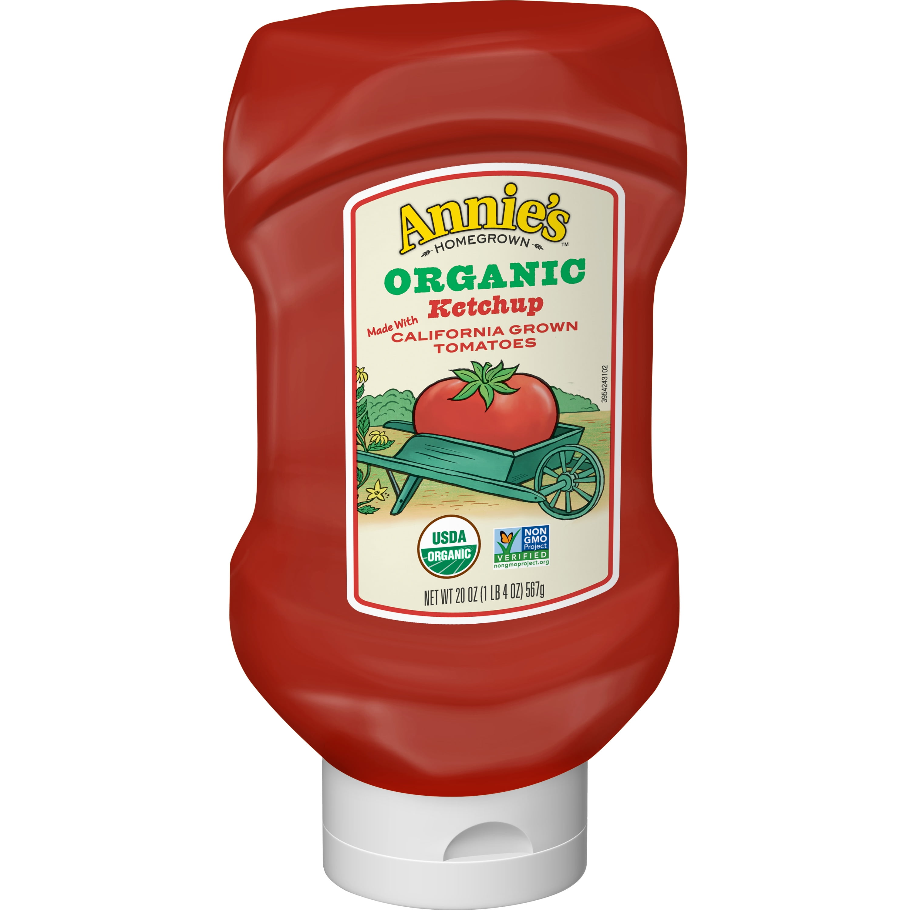 Annie's Certified Organic Ketchup, Gluten Free, Non-GMO, 20 oz