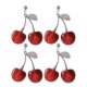 thumbnail image 4 of pares de pendientes colgantes bonitos para mujer, pendientes de cereza, joyería, divertidos pendientes de frutos rojos, juego para el Día de San Valentín y para la playa., 4 of 6