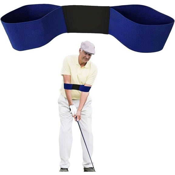 1 PCS Golf Swing Training Aid,Golf Training Aids Golf Grip Training Aid,Professional Golf Training Aids for Posture Correction,Golf Training Equipment for Men Women Kids(Blue)