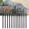 thumbnail image 1 of Detail Paint Brushes, Easy Cleaning Nylon Wool Different Sizes Moderate Elasticity Paintbrush Set  for Students for Drawing for Detailing for Artists, 1 of 8