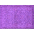 thumbnail image 1 of Ahgly Company Indoor Rectangle Oriental Purple Traditional Area Rugs, 2' x 4', 1 of 4