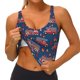 thumbnail image 3 of Fotbe Fire Truck 1 Sujetador Deportivo Largo sin Aros para Mujer con Almohadillas y Soporte Medio, Transpirable y Absorbente, Camiseta Tipo Chaleco o Tank Top-X-Large, 3 of 8