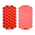 thumbnail image 1 of Billuyoard Molde de cubo de hielo de silicona grande 2 en 1 portátil Dropshipping con tapa, herramientas para hacer cubos que ahorran espacio para Herramientas y accesorios para hornear Rojo Billuyoard HA001574-06, 1 of 6