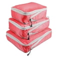 thumbnail image 1 of Compression Luggage Organizer Wear Resistant Expandable Toiletry Bags Waterproof Red, 1 of 1