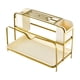 thumbnail image 1 of Estante para cubiertos de cocina, organizador de cubiertos de metal y estante de almacenamiento con fregadero Oro, 1 of 9