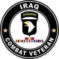 thumbnail image 1 of 3.8 Inch 101st Airborne Iraq Campaign with ribbons, 1 of 1