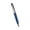 Bullet Type 1.0-Blue leather, variant on Professional Business Signing Pen Metal PU Leather Ballpoint Pen 1.0mm Twist Action Ballpoint Pen For Men Women Writing