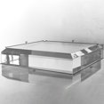 thumbnail image 4 of CiaoHER 2in Thickness Beveled Solid Acrylic Display Block Clear Polished Pedestal Stand Riser Solid Base (10x10), 4 of 4