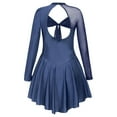 thumbnail image 3 of Alvivi Womens Adult Figure Ice Staking Dress Ballet Dance Leotard Dancewear S-XL, 3 of 7