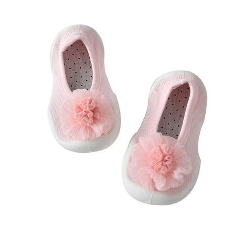 

1 Pair Infant Toddler Shoes Girls Boys Kid Baby Casual Shoes Soft Comfortable Non-slip Kid Baby First Walkers Socks Shoes