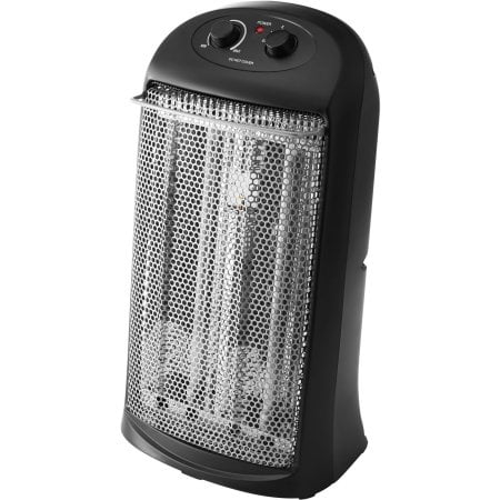 Mainstays Quartz Electric Tower Space Heater Indoor Black Hq