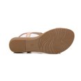 thumbnail image 4 of CEHVOM Summer New Style Flat Sandals Flower Rhinestone Sandals Open Toe Beach Sandals, 4 of 6