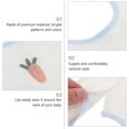 thumbnail image 4 of Cotton Baby Bib For Eating 2Pcs Stylish Infant Bibs Designed For Babies White Prevent Saliva, 4 of 4