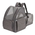 thumbnail image 1 of transportista de viaje,Pet Carrier Backpack Dog Travel Carrier Case,Expansible Perros Pequeños Gatos Suave,Transportín ajustable para perros medianos y chihuahua,Soporte de bolso de conejo en jinwen transportista de viaje, 1 of 6