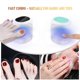 thumbnail image 3 of Lámpara de secado de uñas de 16 W, lámpara LED UV, minisecador de uñas portátil con cable USB, secador de esmalte de uñas en gel, regalo para uso doméstico y de viaje, color negro, 3 of 5