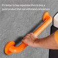 thumbnail image 3 of Kearding Barandilla de baño mediana para baño, barandilla antideslizante de seguridad para ancianos discapacitados sin barreras, barandilla de Accesorios de baño No.1, 3 of 6