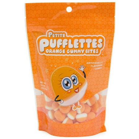 Petite PUFFLETTES orange Gummy Morsures, 16 oz