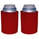 thumbnail image 1 of Enfriador de Latas Coolie Junction Espuma Gruesa Rojo 12 oz (Paquete de 2), 1 of 9