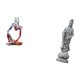 thumbnail image 5 of Figura coleccionable de resina de Pensador Abstracto y escultura de piedra de Guan Yin para dormitorio, oficina, tienda, estantería, armario, escritor, 5 of 8