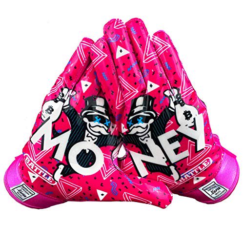 battle-sports-money-man-ultra-stick-football-receiver-gloves-for-youth