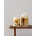 thumbnail image 4 of Daisy  Botanical Flameless Pillar Candle, 4 of 7