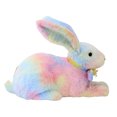 thumbnail image 3 of Easter Rainbow Bunny Laying Down Polyester Rabbit Tie-Dyed 0808753, 3 of 4