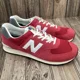 thumbnail image 1 of New Balance Mens 574 Premium Red U574HR2 Casual Sneakers OG Suede Size 18 D, 1 of 6