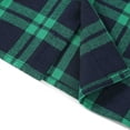thumbnail image 6 of Bienzoe Boy's Flannel Button Down Long Sleeve Plaid Shirt Green Blue 13/14, 6 of 8