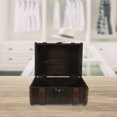 thumbnail image 4 of KAKOWELY small treasure chest Retro Wooden Storage Chest Multi-functional Organizer for Jewelry Trinkets Wooden Trinket Container Keepsake Container Trinket Box, 4 of 4