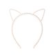 thumbnail image 1 of Cosmetic Ball Resin Pearl Ear Shape Hair Women Decoration Use Elegant Style Hair Clip(Beige), 1 of 4