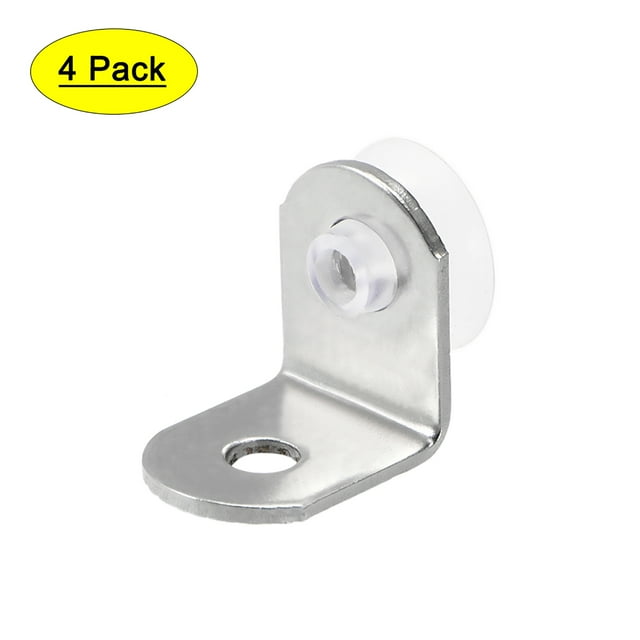 Unique Bargains Supports d'Étagère en Verre Inoxydable 12mmx12mmx15mm 4 Pcs