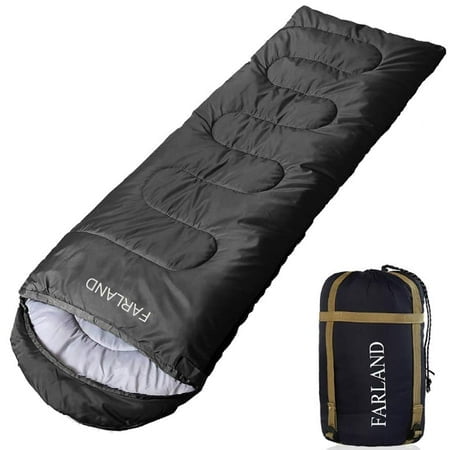 FARLAND Sleeping Bags 20? for Adults Teens Kids with Compression Sack Portable and Lightweight for 3-4 Season Camping, Hiking,Waterproof, Backpacking and Outdoors