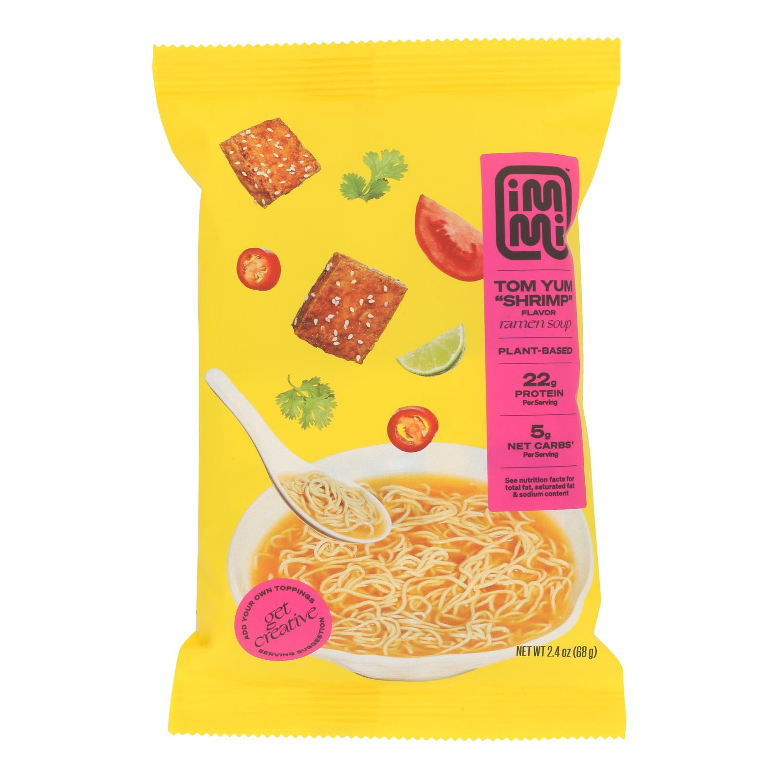 Immi Ramen Tom Yum Case Of 62.4 Oz