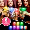 thumbnail image 4 of Windy City Novelties 12 Pack LED Ice Cubes with Changing Lights - Non Freezing (Multicolor), 4 of 6