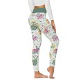 thumbnail image 1 of Cathalem plus Size Yoga Pants for Women 5xl Women Easter Rabbit Printed Trouser Pant Leggings Knee Length Yoga Pants for Women Pants Pink S, 1 of 3