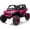 Pink, variant on 4x4 24V Ride on Dump Truck with Remote Control, 2 Seater Electric Powered Ride on Toys, 6-Wheel UTV Car w/ Tipping Bucket Trailer, Shovel, Suspension, Bluetooth Music, Big Kids, Black