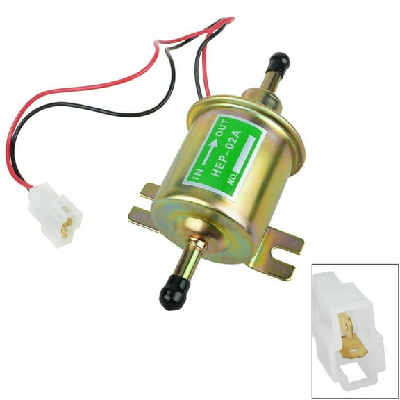 For HEP-02A Gas Diesel Fuel Pump Inline Low Pressure 24V Electric Fuel Pump