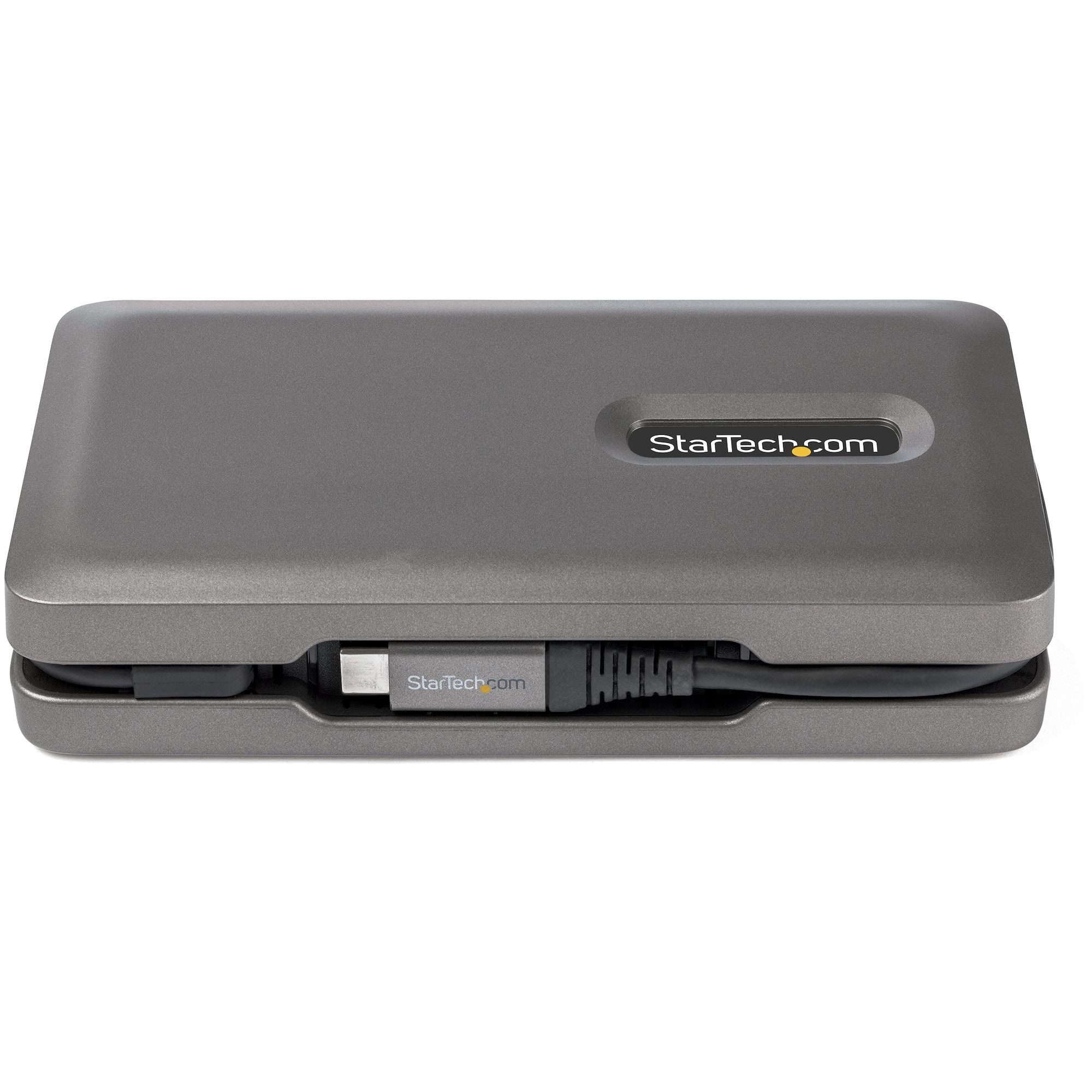 Startech.com Usb C Multiport Adapter, Usb C To 4k 60hz Hdmi 2.0, 2-port 10gbps Usb Hub, 100w Delivery Pass-through, Gbe, Sd/microsd, Usb Type-c Mini Dock, 10"/25cm Attached Cable - Usb C Docking