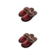 thumbnail image 2 of Minnieouse Zapatillas de casa Suministros de invierno Calzado cálido Accesorios para el hogar Hombre Mujer Mujer Hombre Suavidad Vino Rojo 25 Vino rojo 25 (35-36) 2Conjunto, 2 of 6
