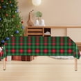 thumbnail image 1 of Mantel navideño,Mantel Navideño para Mesas Rectangulares,Mantel desechable impermeable para comedor,Mantel de cocina para banquetes y fiestas estilo bohemio 1 pieza de cuadros pequeños, 1 of 8