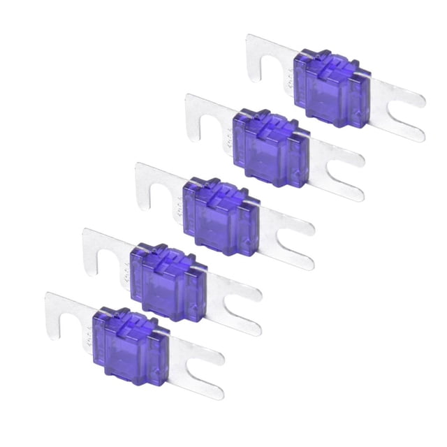 Disyuntor De Audio Para óvil Del De Fusibles De Tenedor De Perno Mini ANL De 5 Piezas 100A Macarena Audio del coche Mini ANL Fuse