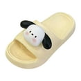 thumbnail image 3 of Slippers for Women Anti Slip Bathing Soft Thick Sole Bathroom Shower Sandals Yellow 40, 3 of 8