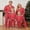 Red Mom, variant on Family Pajamas Matching Set, Long Sleeve Shirt with Pants Plaid Sleepwear Loungewear