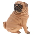 thumbnail image 1 of Modelo de Perro Perfke Juguete Decoración Hogar Pug Amarillo 4,25 Pulgadas, 1 of 8