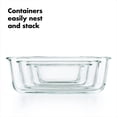 thumbnail image 4 of Set de contenedores OXO Good Grips Glass Smart Seal, 16 piezas, 4 of 6