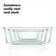 thumbnail image 4 of Set de contenedores OXO Good Grips Glass Smart Seal, 16 piezas, 4 of 6