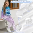 thumbnail image 6 of Uorisanigo Oversized Pullover Hoodie & Jogger Pants Outfit Set for Boys Girls, Fall Winter Clothing Graphic Printed Boho Turtle Butterfly Sweatsuit Lounge Matching Set, 6 of 7